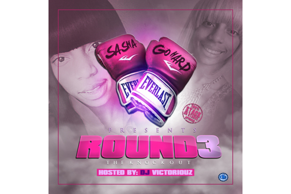 Sasha Go Hard's Round 3 mixtape artwork.