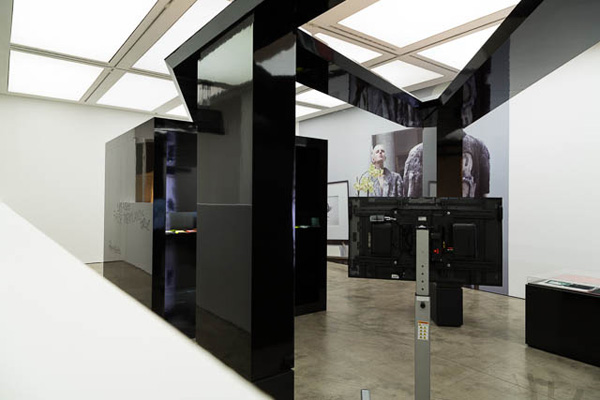 2 Bernadette Corporation, 2000 Wasted Years (2013). Installation view. Image courtesy of ICA. Photo by Mark Blower.