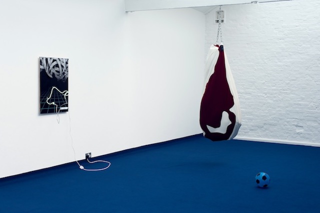 Florian Auer, Babies Are Born At Night (2013) Installation View.