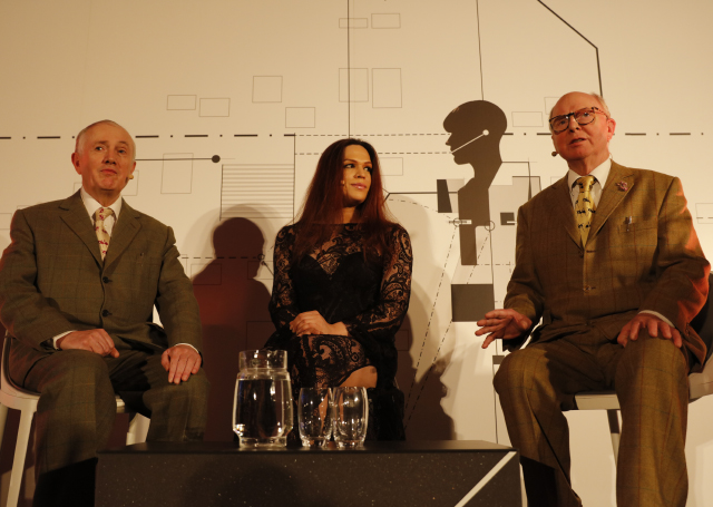 Gilbert & George and Victoria @ the Transformation Marathon (2015). Photo by Plastiques. Courtesy Serpentine Galleries, London.